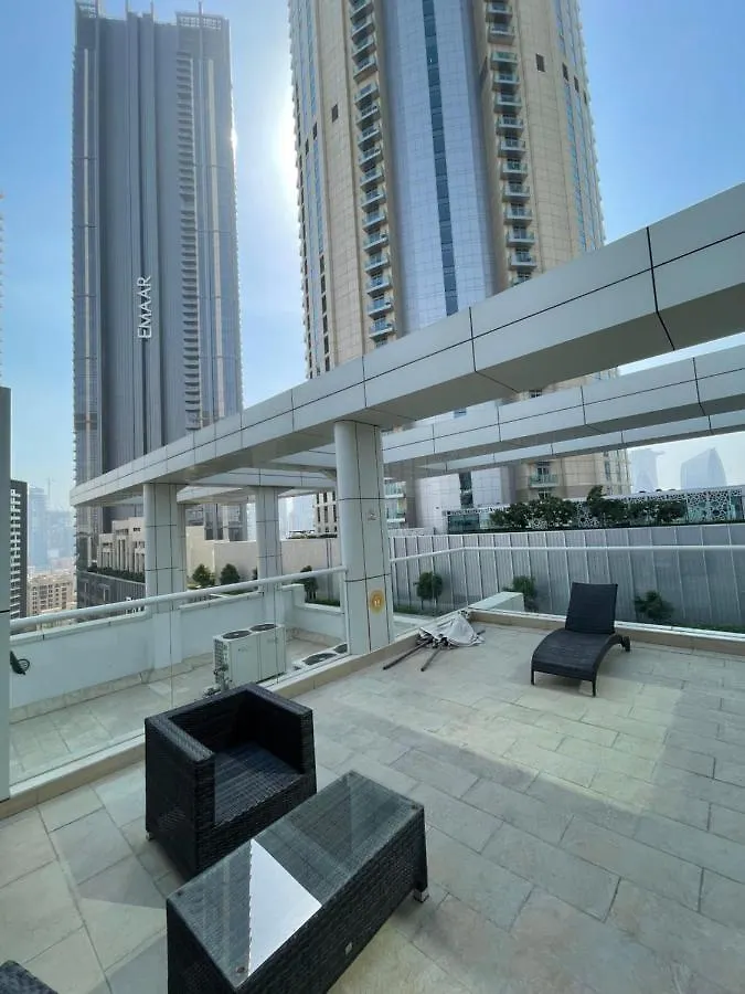 Peaceful Oasis 3Br+Kids, 7 Min Walk To Dubai Mall Apartmán